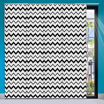 Chicology Adjustable Sliding Vertical Window Curtain Set