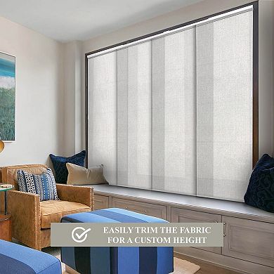 Chicology Adjustable Sliding Vertical Window Curtain Set