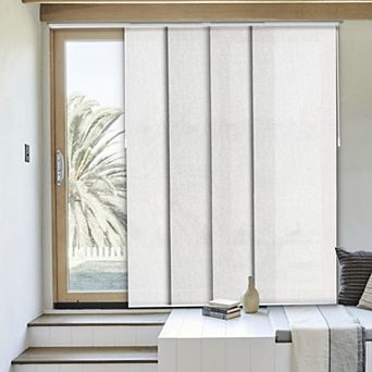 Chicology Adjustable Sliding Vertical Window Curtain Set