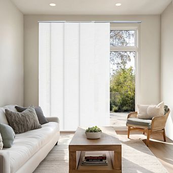 Chicology Adjustable Sliding Vertical Window Curtain Set