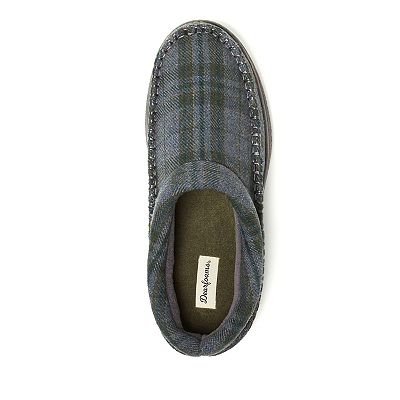 Dearfoams Thompson Men's Plaid Clog Slippers