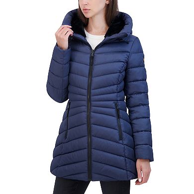 Women's Halitech Midweight Faux-Fur Trim Puffer Jacket