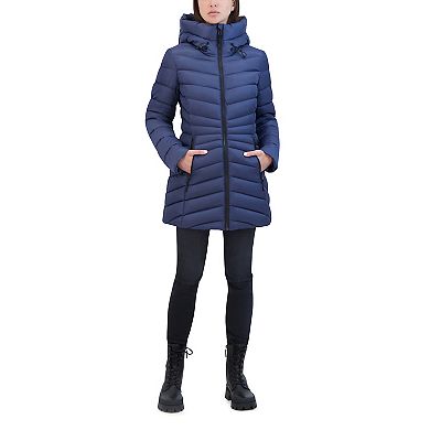 Women's Halitech Midweight Faux-Fur Trim Puffer Jacket