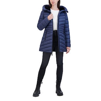 Women's Halitech Midweight Faux-Fur Trim Puffer Jacket