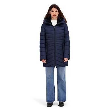 Women's Halitech Midweight Faux-Fur Trim Puffer Jacket