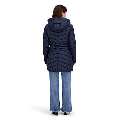 Women's Halitech Midweight Faux-Fur Trim Puffer Jacket