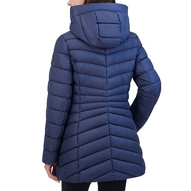 Women's Halitech Midweight Faux-Fur Trim Puffer Jacket