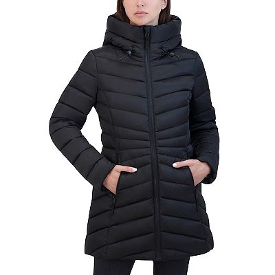 Faux Fur Trim Hooded hotsell Midweight Puffer Jacket