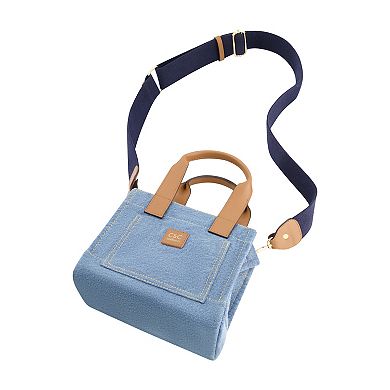 C&C California Small Denim Tote Bag