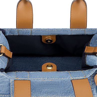 C&C California Small Denim Tote Bag