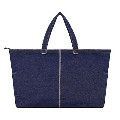 C&C California Multi Pocket Denim Tote Bag display picture 3