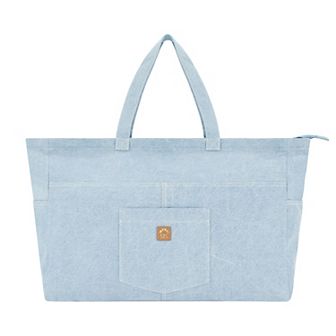 C&C California Multi Pocket Denim Tote Bag