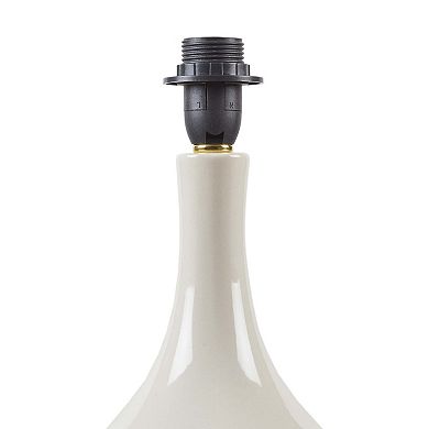 Creamy White Ceramic Accent Table Lamp