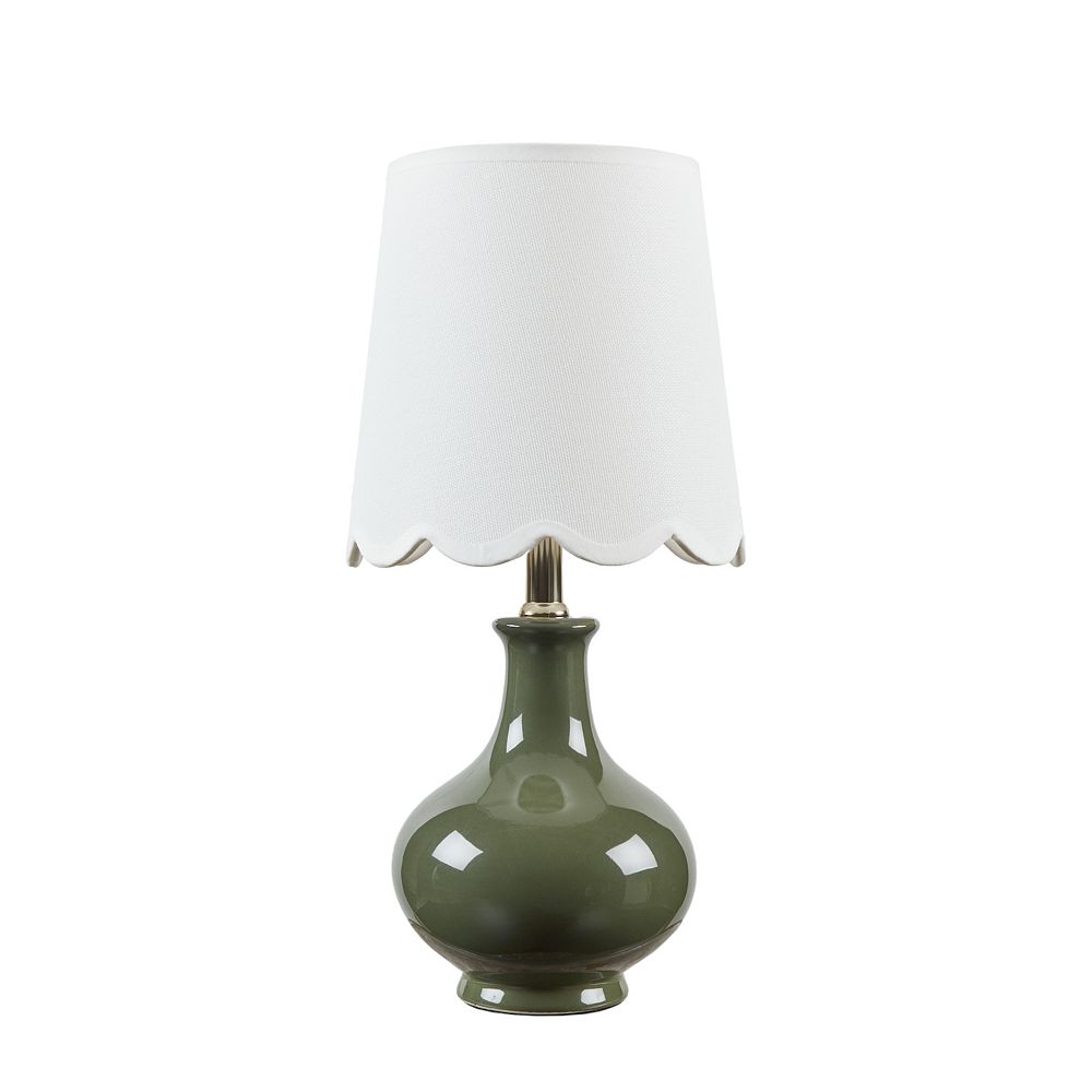 Green Ceramic Accent Table Lamp