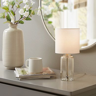 Minimalist Clear Glass Table Lamp