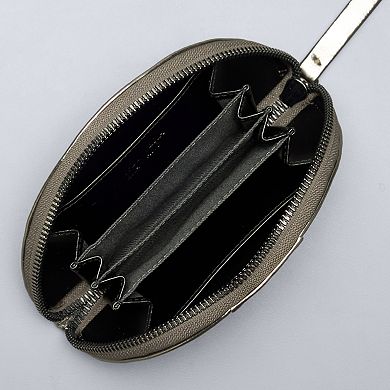 Simply Vera Vera Wang Pleated Half Moon Wallet