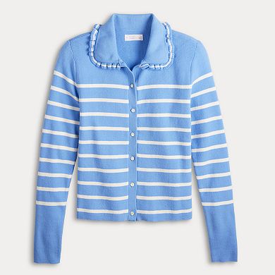 Women's LC Lauren Conrad Knitted Collared Cardigan