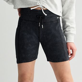 Girls 7-16 Limited Too Ribbed Bike Shorts with Drawstring