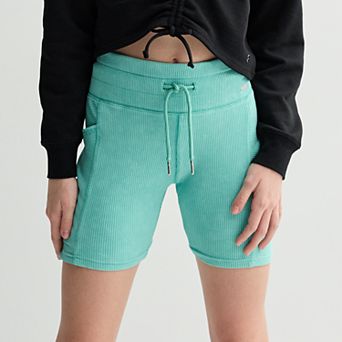 Girls 7-16 Limited Too Ribbed Bike Shorts with Drawstring