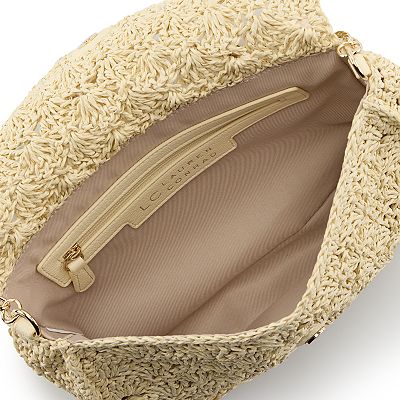 Women's LC Lauren Conrad Cecilia Shell Chain Straw Shoulder Bag