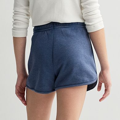 Girls 7-16 Limited Too Elastic Waistband Striped Detail Shorts