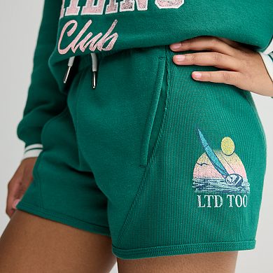 Girls 7-16 Limited Too Washed Ribbed Shorts