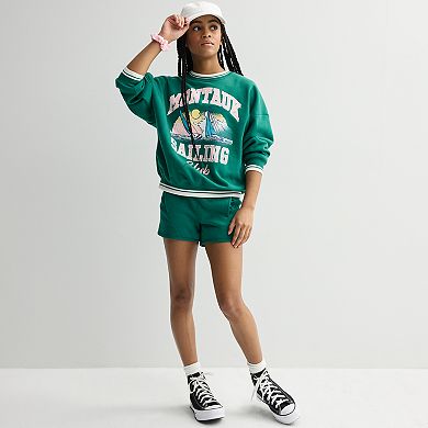 Girls 7-16 Limited Too Washed Ribbed Shorts