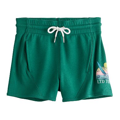 Girls 7-16 Limited Too Washed Ribbed Shorts