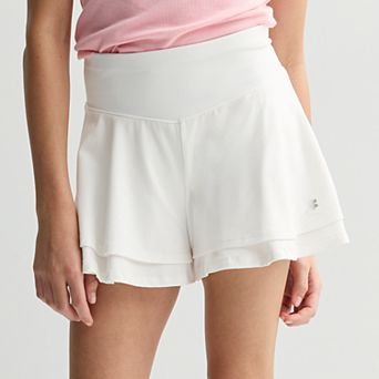 Girls 7-16 Limited Too Ribbed Waist Flutter Shorts
