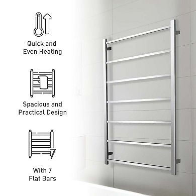 Pursonic TW360 Towel Warmer (7 Polished Steel bars)