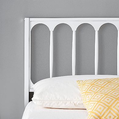 14 inch Queen Size Bed Frame Metal Platform Mattress Foundation with Headboard