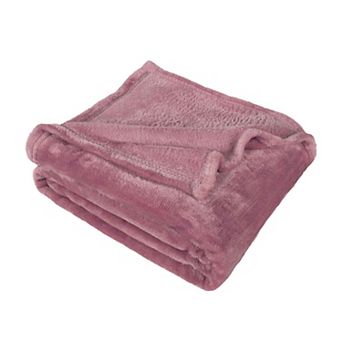 SUPERIOR Fleece Plush Medium Weight Throw Blanket