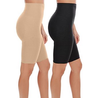 High-waisted Sculpted Thigh Shapers 2-pack
