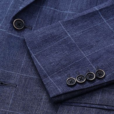 Men's J.M. Haggar Premium Tailored Fit Windowpane Sport Coat