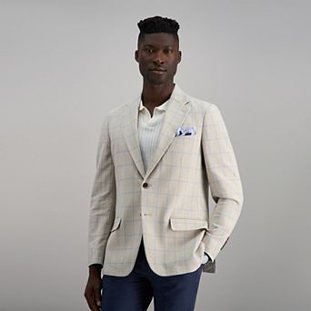 Men's J.M. Haggar Premium Tailored Fit Windowpane Sport Coat