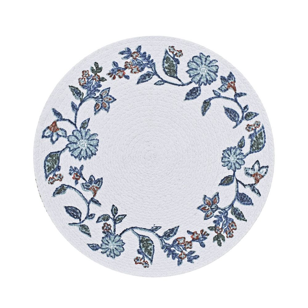 Mingle & Co. Printed Cotton Braid Placemat