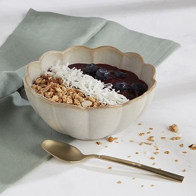 Mingle & Co. Vivienne Scalloped Edge Cereal Bowl
