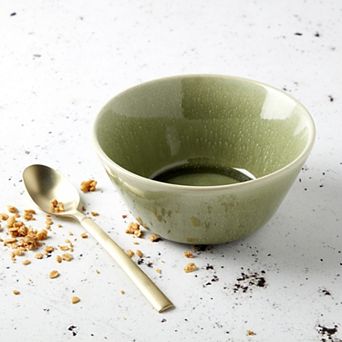 Mingle & Co. Reactive Green Cereal Bowl