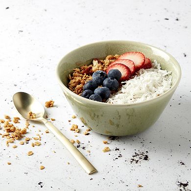 Mingle & Co. Reactive Green Cereal Bowl
