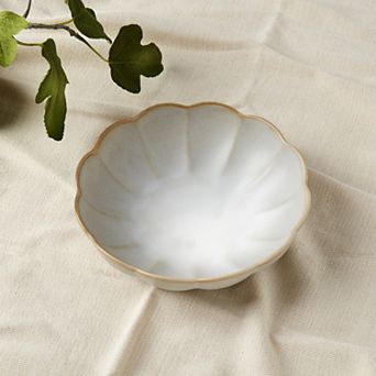 Mingle & Co. Vivienne Scalloped Edge Deep Plate