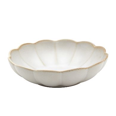 Mingle & Co. Vivienne Scalloped Edge Deep Plate