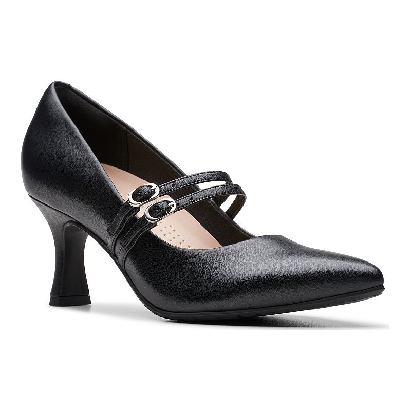 Clarks® Kataleyna Joy Women's Leather Dress Shoes, Size: 8.5, Black