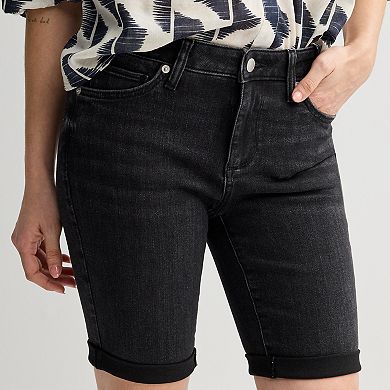Women's Sonoma Goods For Life® Roll Cuff Bermuda Shorts