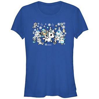 Juniors' Tokidoki Winter Wonderland Fitted Graphic Tee