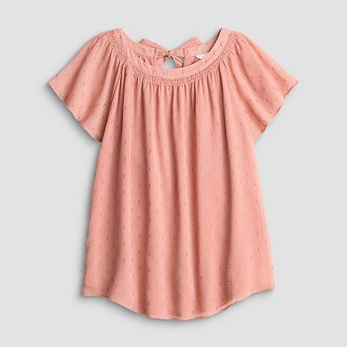 Women's LC Lauren Conrad Shirred Neck Shell Top