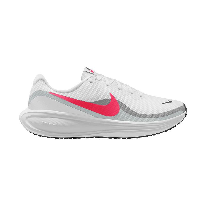 Nike Revolution 8 Men's Running Shoes, Size: 9, White Bright Red