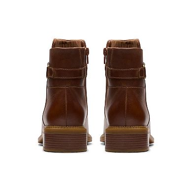 Clarks® Maye Bella Women's Leather Ankle Boots