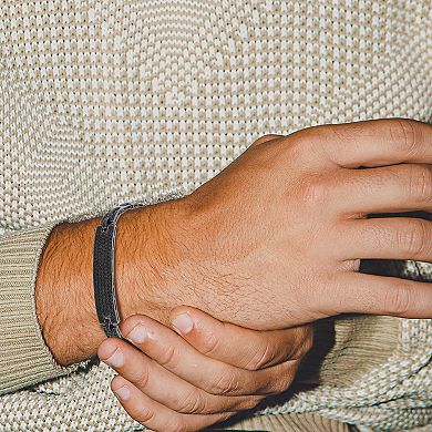 Classic Treasures Gunmetal Sterling Silver Black Spinel Bracelet