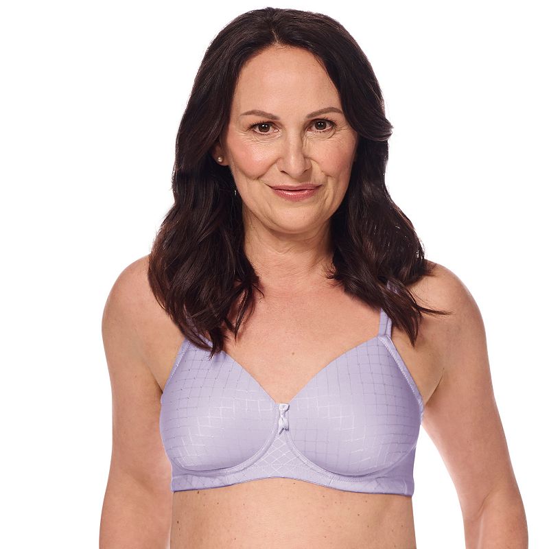 Amoena Cara Padded Wireless Bra, Women's, Size: 38 C, Purple