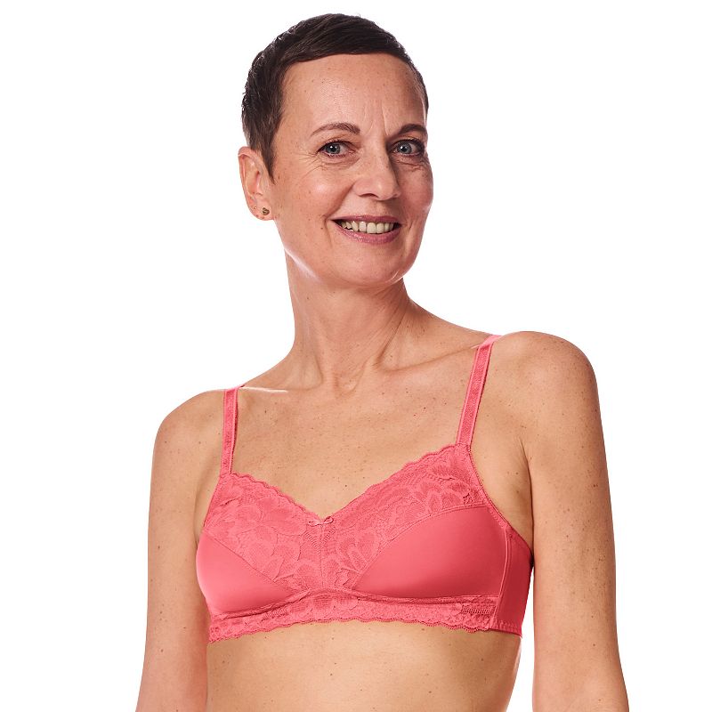 Amoena Glenda Wireless Bra, Women's, Size: 32 AA, Pink